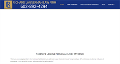 Desktop Screenshot of langermanlaw.com