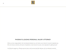 Tablet Screenshot of langermanlaw.com